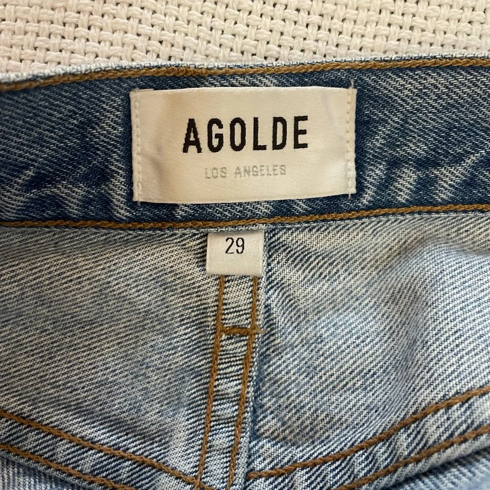 Agolde Cherie High Rise Straight Jeans Size 29 - Picture 12 of 13